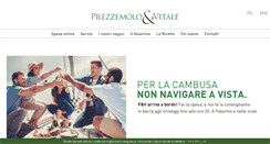 Desktop Screenshot of prezzemoloevitale.net